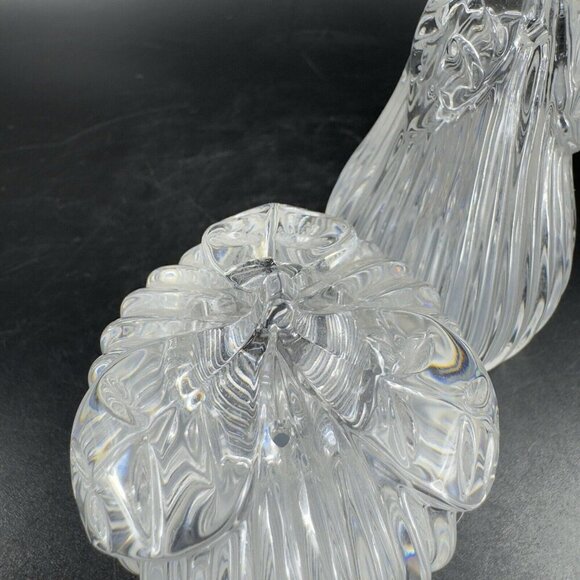 Gorham Apple And Pear Fruit Salt And Pepper Shakers Set 2 Clear Vintage Crystal - Picture 6 of 13